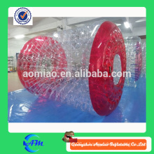 Preço inflável inflável da esfera do rolo da água da cor vermelha venda